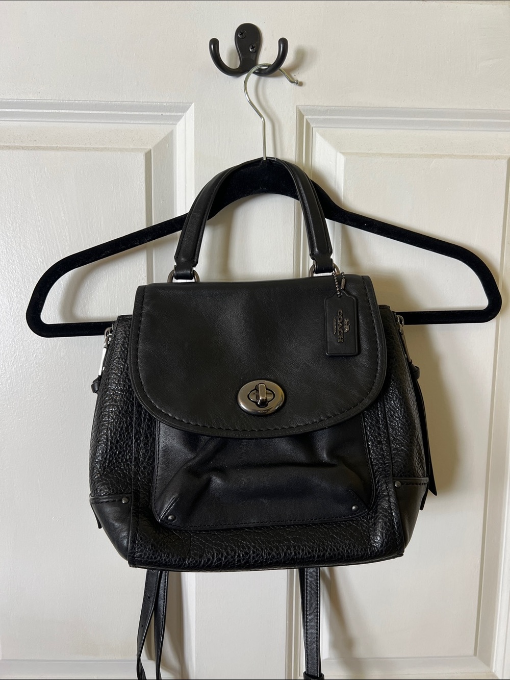 Coach Faye Convertible Backpack to Crossbody Bag